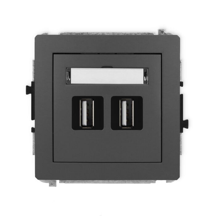 Gniazdo USB Karlik 28DGUSB-2