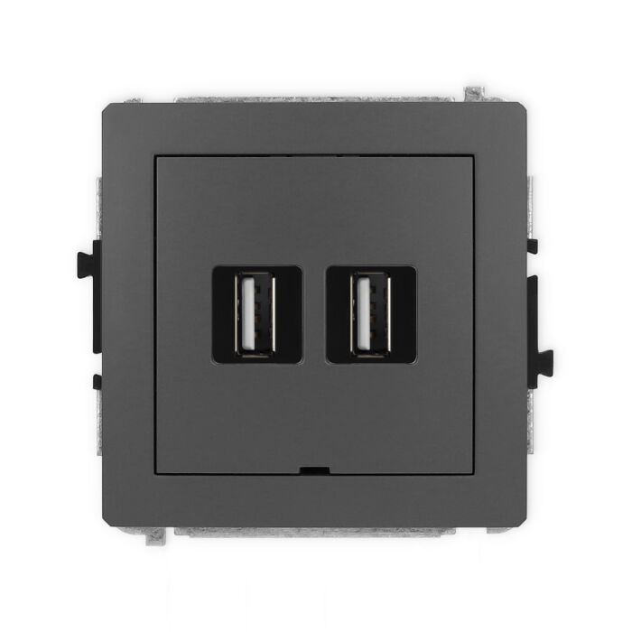 Gniazdo USB Karlik 28DGUSBBO-2