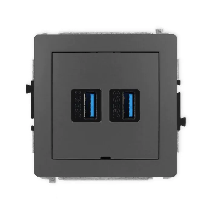 Gniazdo USB Karlik 28DGUSBBO-6