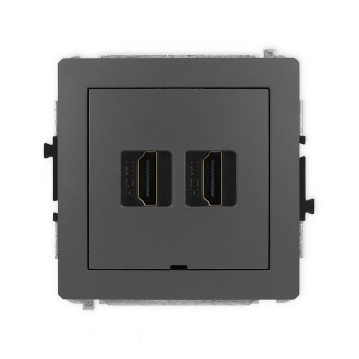 Gniazdo HDMI Karlik 28DHDMIBO-4