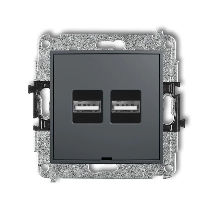Gniazdo USB Karlik 28ICUSBBO-6