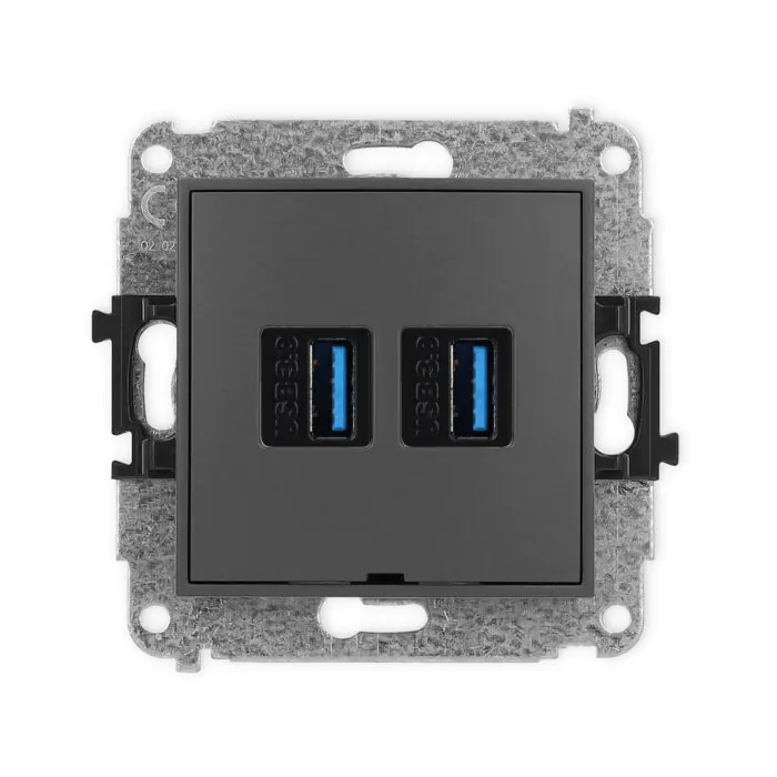 Gniazdo USB Karlik 28IGUSBBO-6