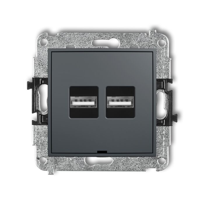 Gniazdo USB Karlik 28MCUSBBO-6