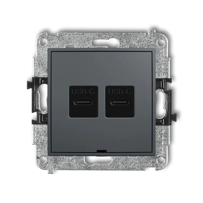 Gniazdo USB Karlik 28MCUSBBO-7