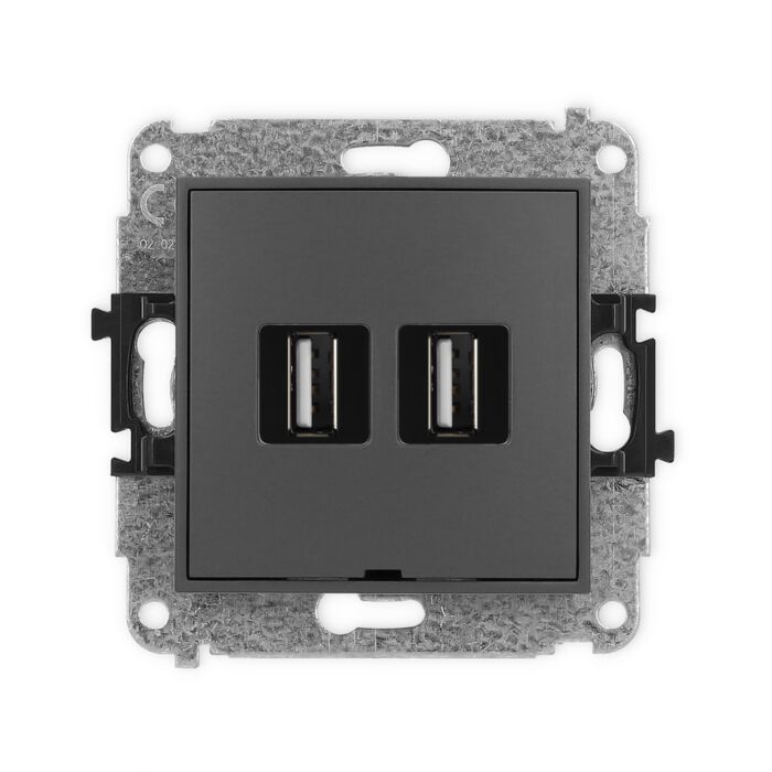 Gniazdo USB Karlik 28MGUSBBO-2