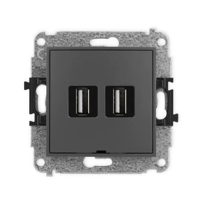 Gniazdo USB Karlik 28MGUSBBO-2