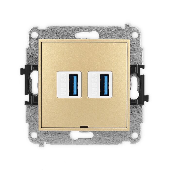 Gniazdo USB Karlik 29MGUSBBO-6