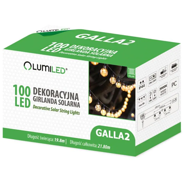 Girlanda, Oprawa solarna Lumiled LUMSOL0068