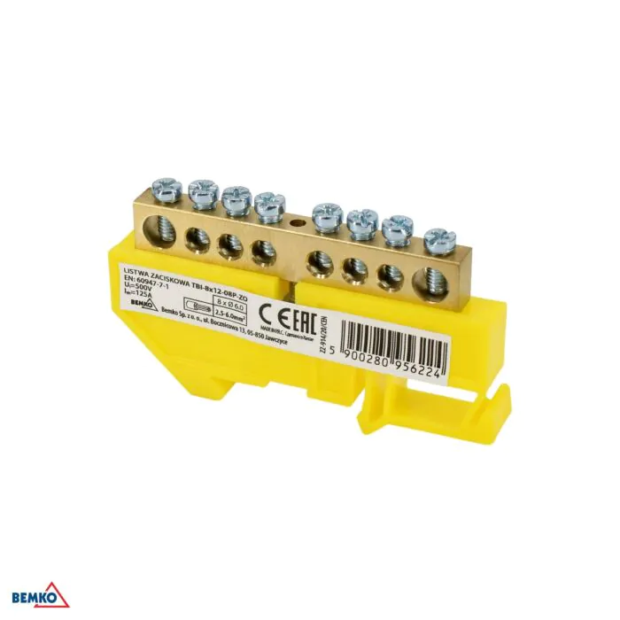 Listwa szynowa Schelinger A18-TBI-8X12-08P-ZO