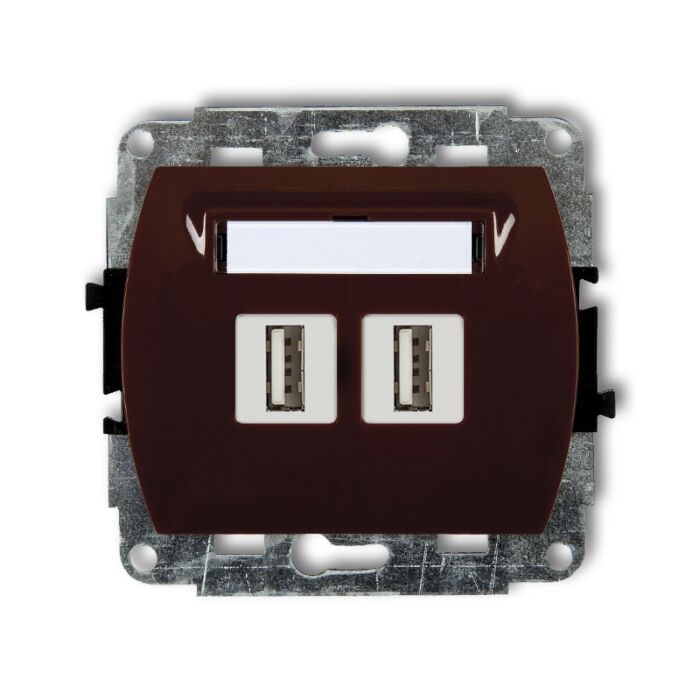 Gniazdo USB Karlik 4GUSB-2