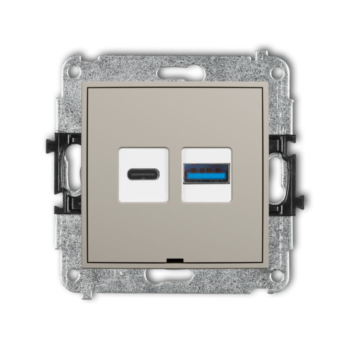 Gniazdo USB Karlik 60ICUSBBO-8