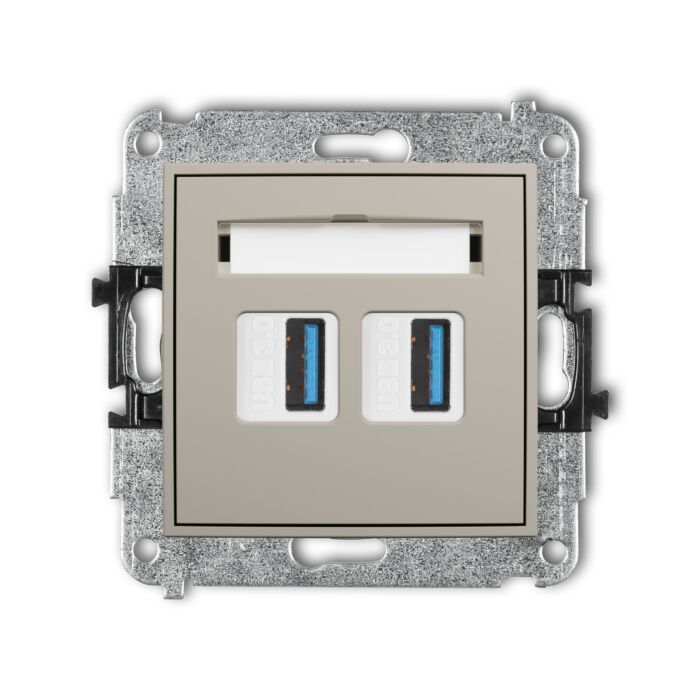 Gniazdo USB Karlik 60IGUSB-6