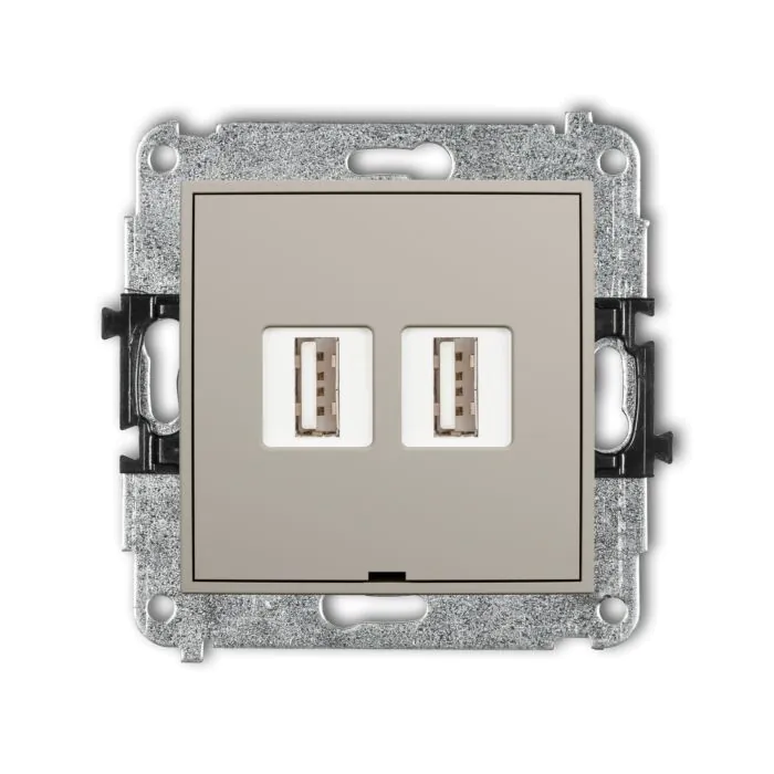 Gniazdo USB Karlik 60IGUSBBO-2