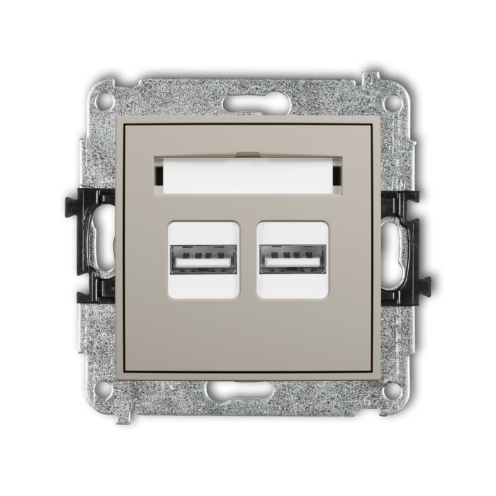 Gniazdo USB Karlik 60MCUSB-6