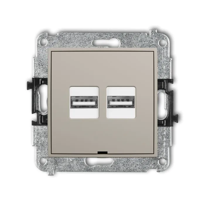 Gniazdo USB Karlik 60MCUSBBO-6