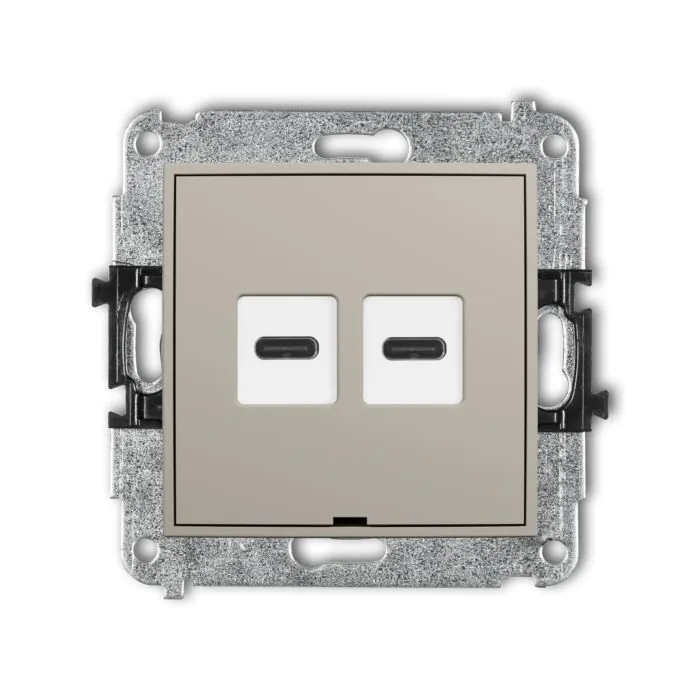 Gniazdo USB Karlik 60MCUSBBO-7