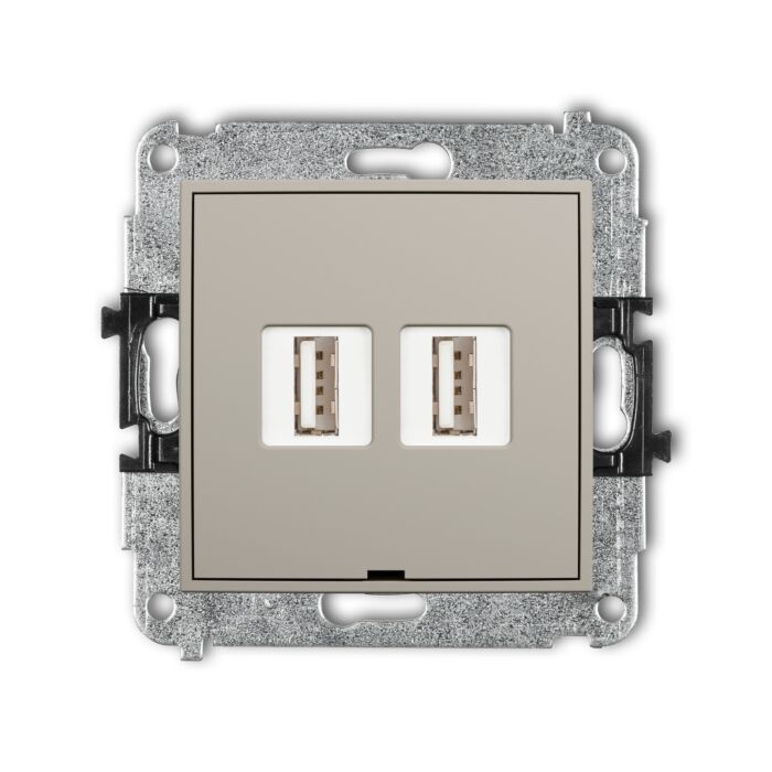 Gniazdo USB Karlik 60MGUSBBO-2