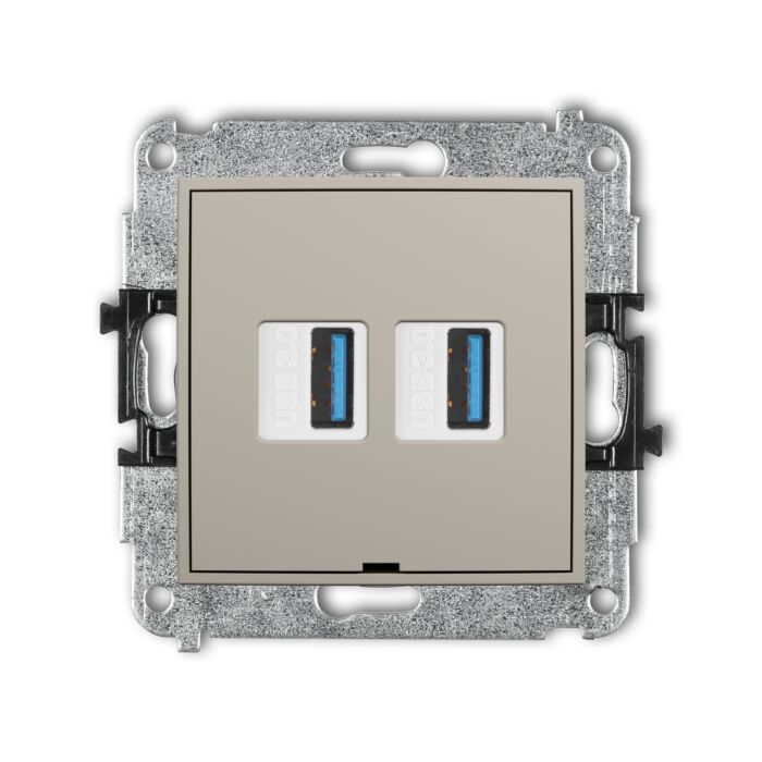 Gniazdo USB Karlik 60MGUSBBO-6
