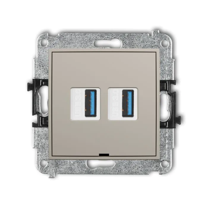 Gniazdo USB Karlik 60MGUSBBO-6