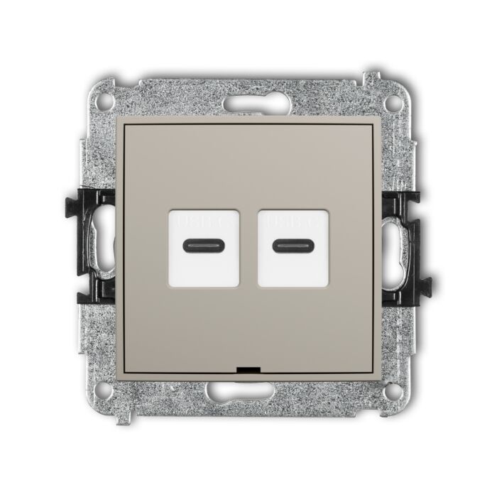 Gniazdo USB Karlik 60MGUSBBO-8