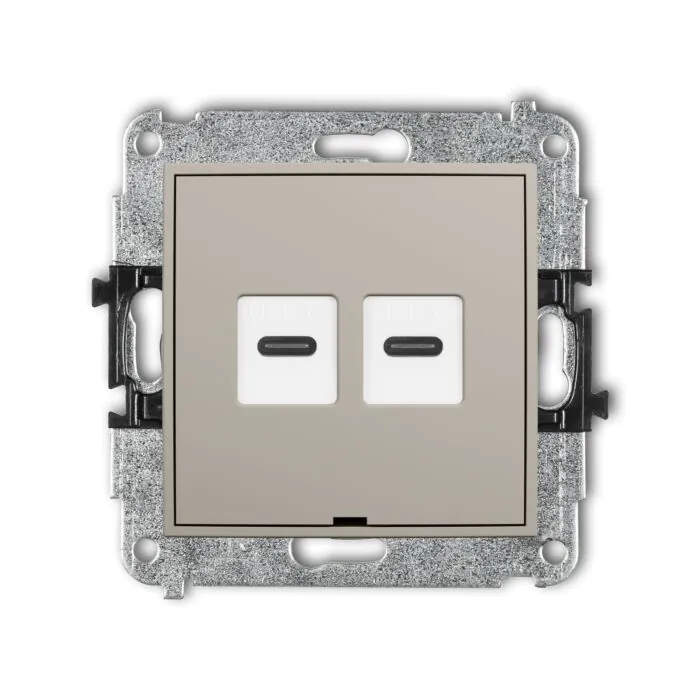 Gniazdo USB Karlik 60MGUSBBO-8