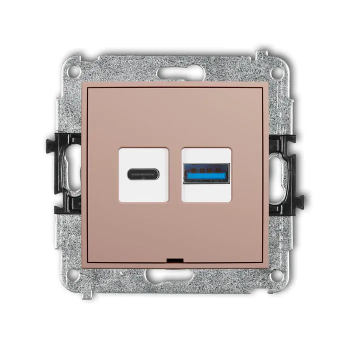 Gniazdo USB Karlik 62ICUSBBO-8