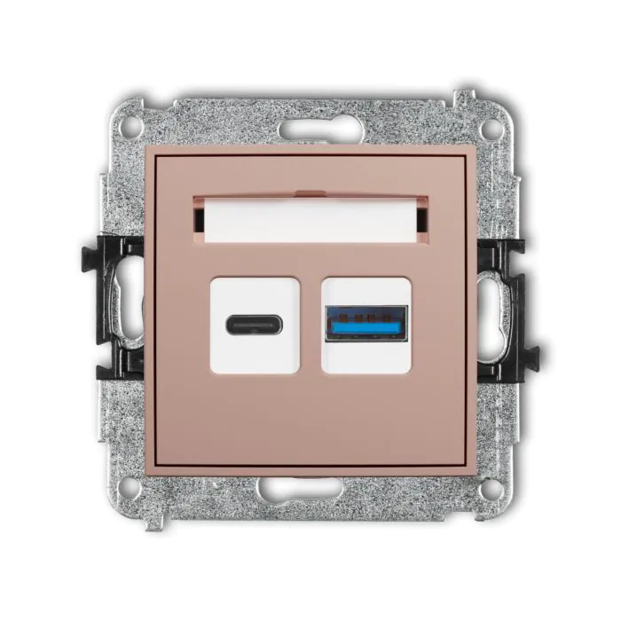Gniazdo USB Karlik 62MCUSB-8