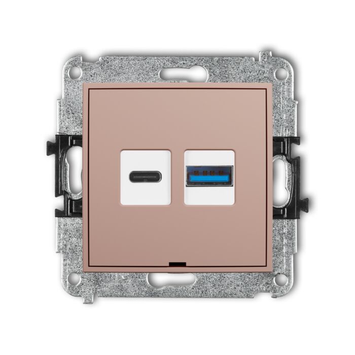 Gniazdo USB Karlik 62MCUSBBO-8