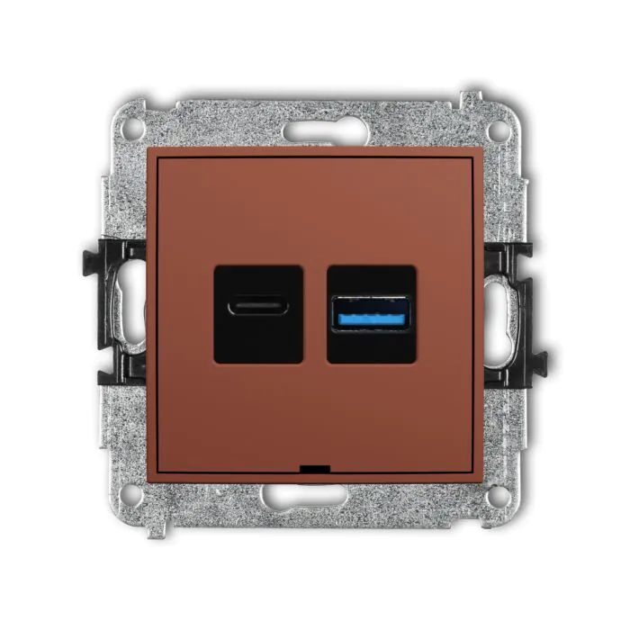 Gniazdo USB Karlik 63ICUSBBO-8