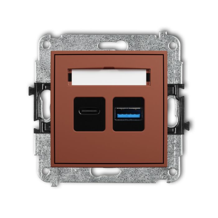Gniazdo USB Karlik 63MCUSB-8