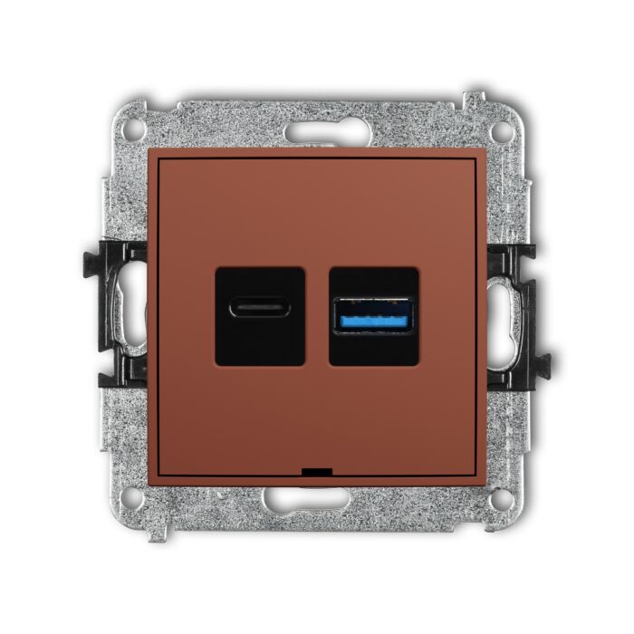Gniazdo USB Karlik 63MCUSBBO-8