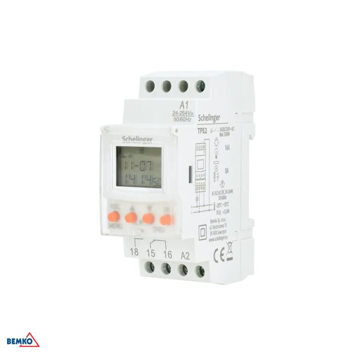 Programator czasowy tygodniowy Schelinger A26-TPE2