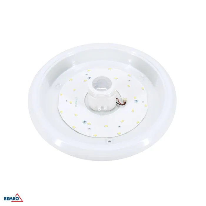 Plafon z czujnikiem ruchu, Plafon ścienny Bemko C38-ST57-124-PIR