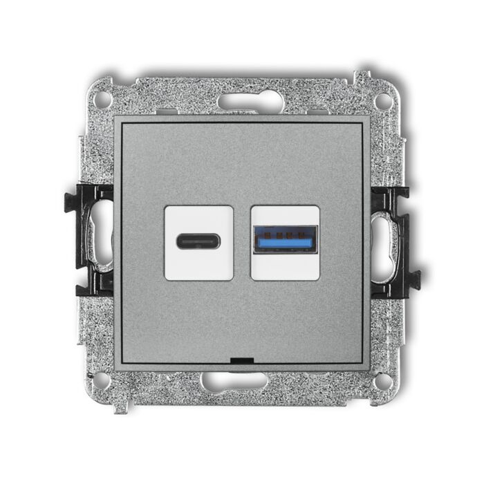 Gniazdo USB Karlik 7MCUSBBO-8