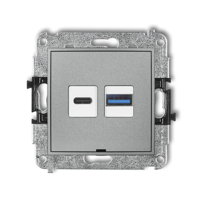 Gniazdo USB Karlik 7MCUSBBO-8
