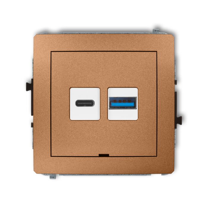 Gniazdo USB Karlik 8DCUSBBO-8
