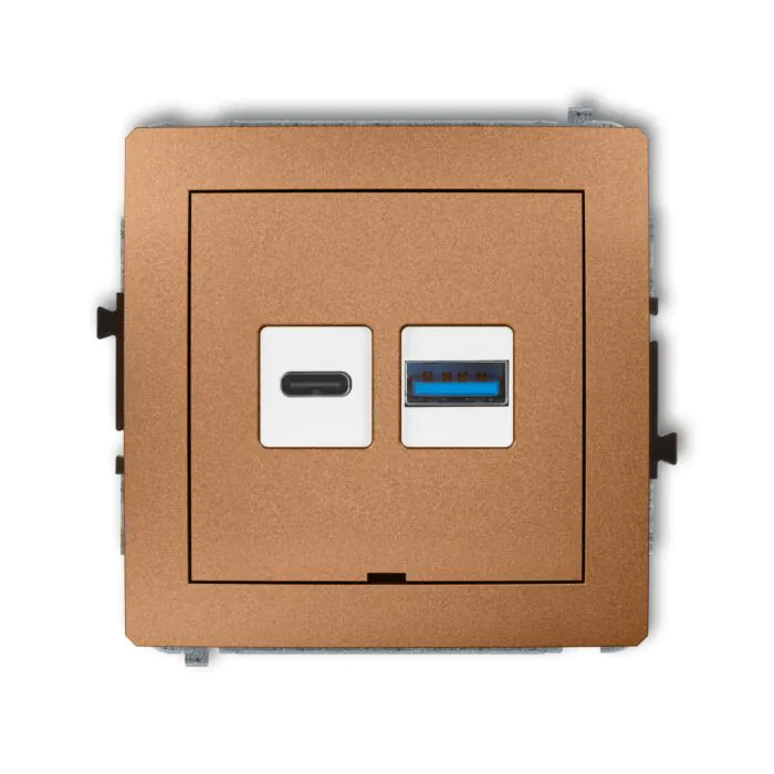 Gniazdo USB Karlik 8DCUSBBO-8
