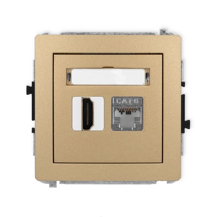 Gniazdo komputerowe, Gniazdo HDMI Karlik 8DGHK-46