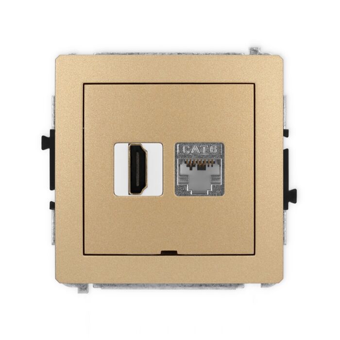 Gniazdo komputerowe, Gniazdo HDMI Karlik 8DGHKBO-46