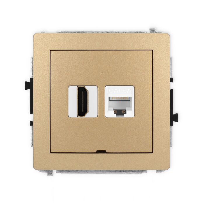 Gniazdo komputerowe, Gniazdo HDMI Karlik 8DGHKBO-46A