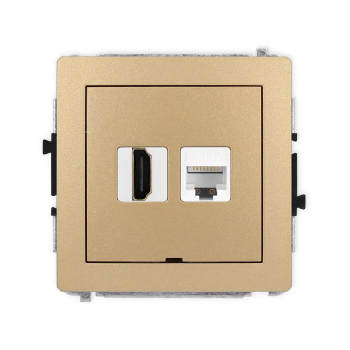 Gniazdo komputerowe, Gniazdo HDMI Karlik 8DGHKBO-46A