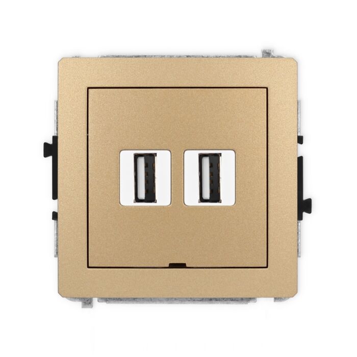 Gniazdo USB Karlik 8DGUSBBO-2