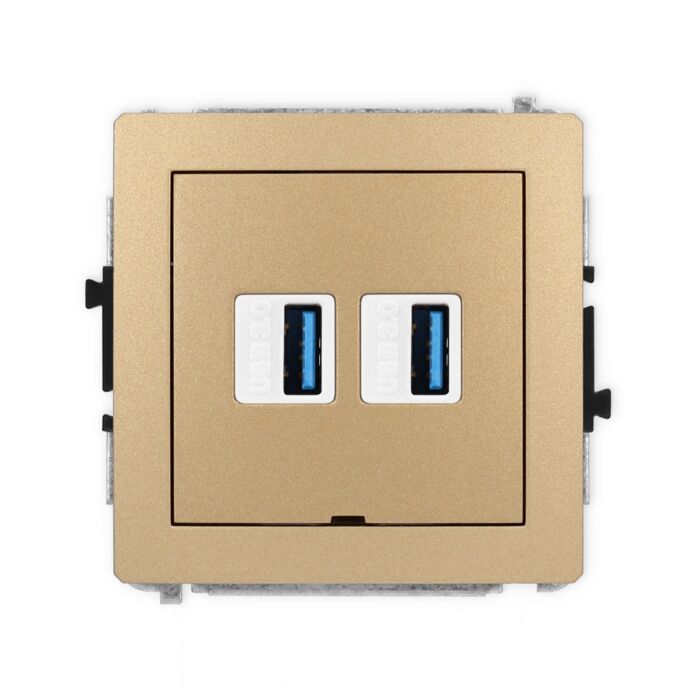 Gniazdo USB Karlik 8DGUSBBO-6