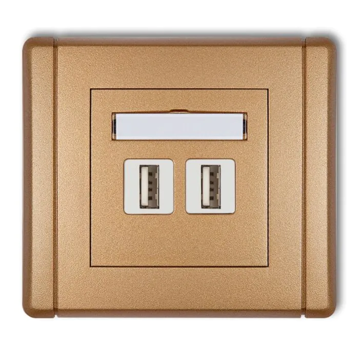 Gniazdo USB Karlik 8FGUSB-2