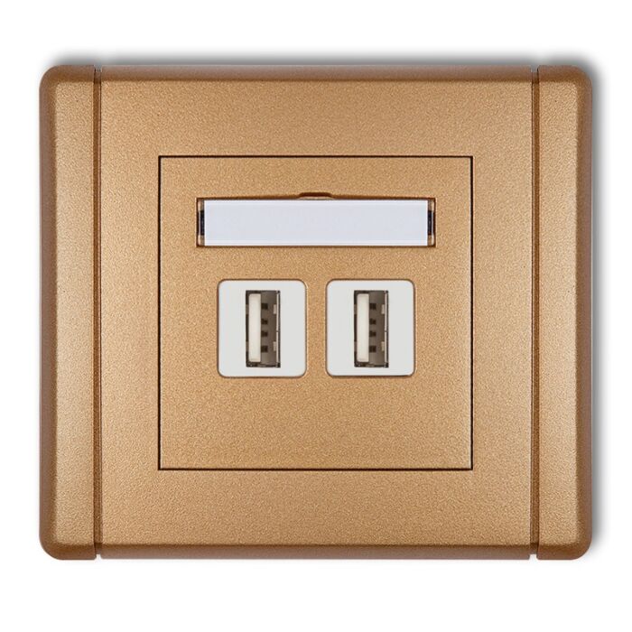 Gniazdo USB Karlik 8FGUSB-6