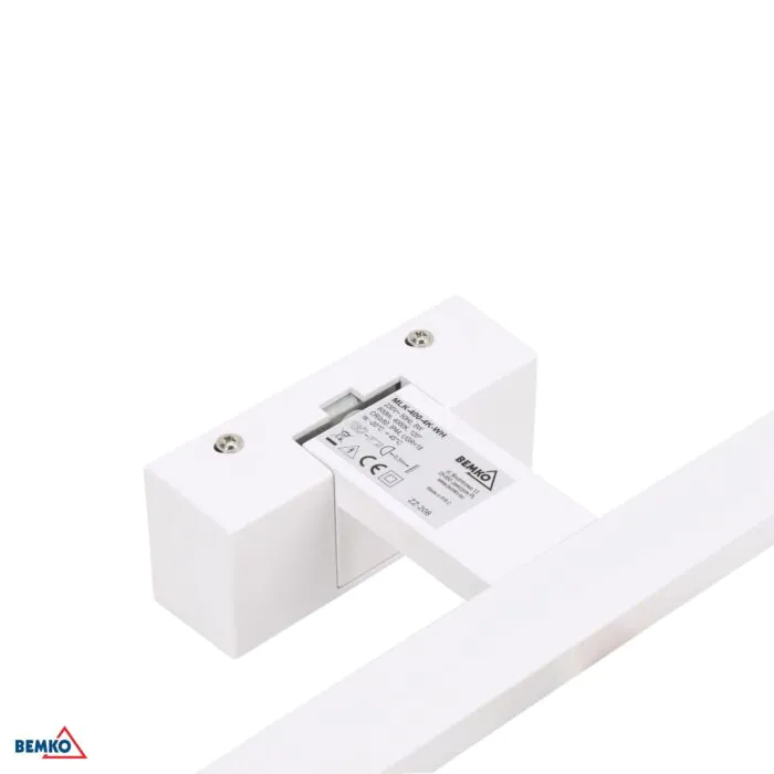 Kinkiet, Lampa ścienna Bemko C22-MLK-800-4K-WH