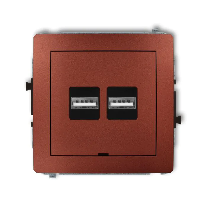 Gniazdo USB Karlik 9DCUSBBO-6