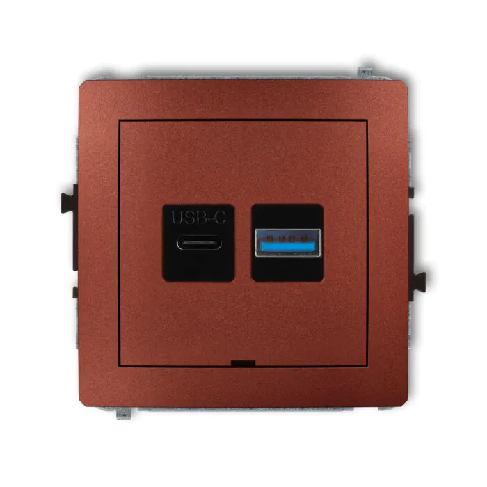 Gniazdo USB Karlik 9DCUSBBO-8