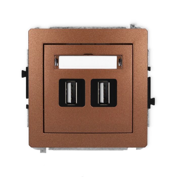 Gniazdo USB Karlik 9DGUSB-2