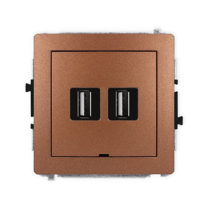 Gniazdo USB Karlik 9DGUSBBO-2